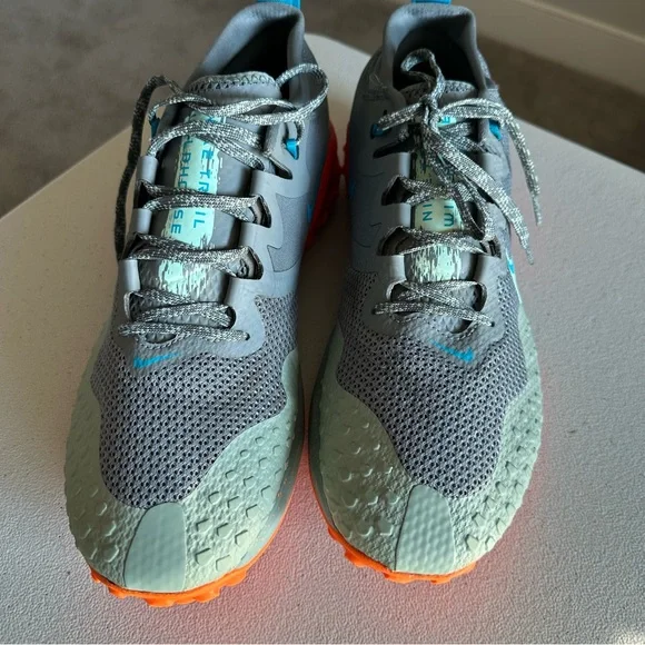 Men’s Nike Wildhorse 7 'Smoke Grey Laser Blue' sneakers - Picture 9 of 11